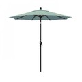 California Umbrella Patio Umbrella, Octagon, 95.5" H, Sunbrella Fabric, Spa 194061029503
