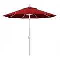 California Umbrella Patio Umbrella, Octagon, 101" H, Pacifica Fabric, Red 194061034439