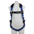 Werner Harness, Tongue Buckle Leg, Black/Blue, M/L H012002