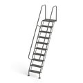 Ega Products 130" All-Welded Access Stairway, 10 Steps H016