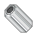 Zoro Select Hex Standoff, #4-40 Thrd Sz, 13/16 in L, Stainless Steel Plain, 1/4" Hex W 141304HF303