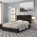 Flash Furniture Platform Bed, Riverdale, Full, Black HG-38-GG