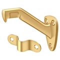 Deltana Hand Rail Brackets, 3-5/16" Projection Lifetime Brass HRB325CR003