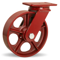 Hamilton ForgeMaster Swivel Caster, 10" x 2 1/2" Metal Wheel, 1" Straight Roller Bearing S-FM-10MH