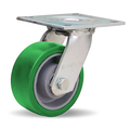 Hamilton Medium Service Swivel Caster, 5" x 2" Duralast Polyurethane (95A) on Cast Iron Wheels S-MS-5DB