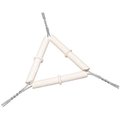 Humboldt Triangles, 2-1/2 In. Flanged Clay, PK5 H-23910