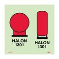Nmc Symbol Halon Bottles In Protected Ar.. Imo Label, IMO117P IMO117P
