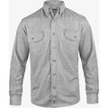 Lakeland High Performance FR Knit Button Up, Gray ISHAT06-MD