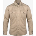 Lakeland High Performance FR Knit Button Up, Khak ISHAT20-3XT