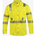 Lakeland High Performance FR Knit Button Up, Hi-V ISHAT29RT-2X