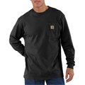 Carhartt TK0126 M Loose Fit HW LS Pocket T-Shirt K126-BLK