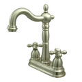 Heritage Manual, 4" Mount, 2 Hole KB1498AX Bar Faucet Without Pop-Up Rod KB1498AX