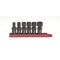 Kd Tools SAE Univ Impact Socket Set, 1/4"Dr, 6 pcs. 84904