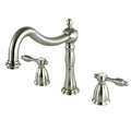 Kingston Brass Roman Tub Faucet, Brushed Nickel, Deck Mount KS1348TAL