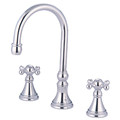 Kingston Brass Roman Tub Faucet, Polished Chrome, Deck Mount KS2341KX