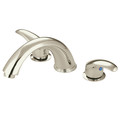 Kingston Brass Roman Tub Faucet, Brushed Nickel, Deck Mount KS6368LL