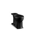 Kohler Archer Comfort Height Elongated Bo, Vitreous China, Black 4356-7