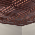 Fasade Coffer 2Ftx2Ft Lay In Ceiling Tile , PK 5, 5 PK PL6118
