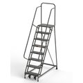Ega Products 117" H Industrial Rolling Ladder (Square Tube), 8 Steps L055