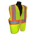 Radwear Usa Radians LHV-5ANSI-CT Type R Class 2 Safety Vest, Size: L LHV-5ANSI-CT-L