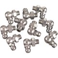 Lincoln Lubrication Pipe Thread 90 Degree Angle Fittings, Card Of 10, 1/8" LIN5490