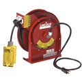 Lincoln Lubrication Heavy Duty Reel W/ Duplex Outlet Box W/ LIN91032