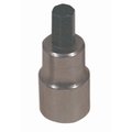 Lisle Brake Caliper Socket Bit, 8mm, 3/8" D, 6pt. 12560