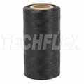 Techflex Nylon, Lacing Tape, Size 5 Fin B Black LT1-S5-FB-BK