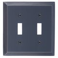 Brass Accents Classic Steps Double Switch, Number of Gangs: 2 Venetian Bronze Finish M02-S2530-613VB