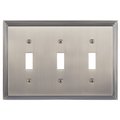 Brass Accents Classic Steps Triple Switch, Number of Gangs: 3 Antique Brass Finish M02-S2550-609