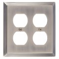 Brass Accents Classic Steps Double Outlet, Number of Gangs: 2 Antique Brass Finish M02-S2560-609