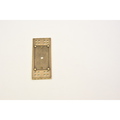 Brass Accents Arts and Craft Single TV, Number of Gangs: 1 Antique Brass Finish M05-S56TV-609
