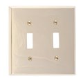 Brass Accents Quaker Double Switch, Number of Gangs: 2 Polished Brass Finish M07-S4530-605
