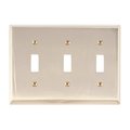 Brass Accents Quaker Triple Switch, Number of Gangs: 3 Polished Brass Finish M07-S4550-605