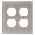 Brass Accents Quaker Double Outlet, Number of Gangs: 2 Antique Brass Finish M07-S4560-609