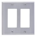 Brass Accents Quaker Double GFCI, Number of Gangs: 2 Satin Nickel Finish M07-S4570-619