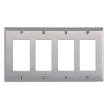 Brass Accents Quaker Quad GFCI, Number of Gangs: 4 Satin Nickel Finish M07-S4592-619