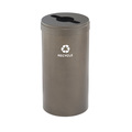 Glaro 16 gal Round Recycling Bin, Bronze Vein M-1532BV-BV-M5