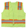 Mutual Industries High Visibility Polyester ANSI Class, PK3, 10 in Height, 10 in Width M16369-0-2
