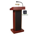 Oklahoma Sound Orator Lectern and Rechargeable Battery, Mahogany M800X-MY