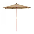 March Patio Umbrella, Octagon, 93.13" H, Olefin Fabric, Woven Sesame 194061036204