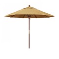 California Umbrella Patio Umbrella, Octagon, 97.5" H, Sunbrella Fabric, Wheat 194061036624