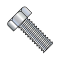 Zoro Select #6-32 x 3 in Hex Hex Machine Screw, Zinc Plated Steel, 1500 PK 0648MH