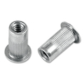 Marson Rivet Nut, #10-24 Thread Size, Steel, 100 PK M47330