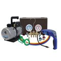 Mastercool Vacuum Pump W/55100-R Leak Detector 90062-B-KIT