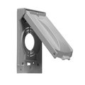 Bell Outdoor Electrical Box Cover, 1 Gang, Aluminum MX1550S