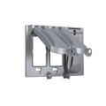 Bell Outdoor Electrical Box Cover, Outlet Box, 3 Gang, Aluminum, Flip and Snap MX3050S