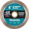 Makita 4" Diamond Blade, Continuous Rim, General Purpose B-69565