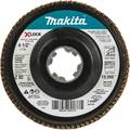 Makita X-LOCK 4 1/2" Type 27 Flap Disc, 80 Grit T-03947