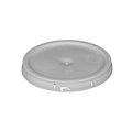 Basco White Plastic Pail Lid, Tear Tab N2100TT-UN